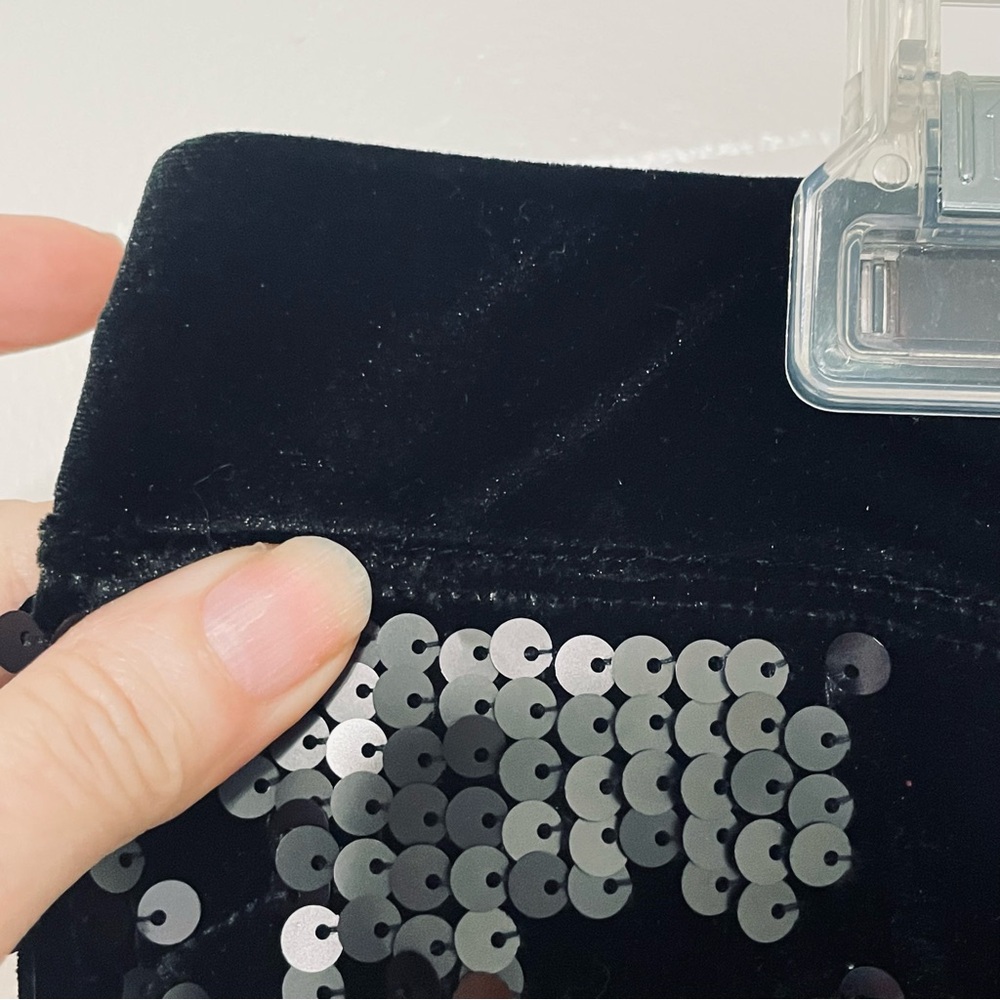 Express Black Sequin Leggings - Picture 8 of 12